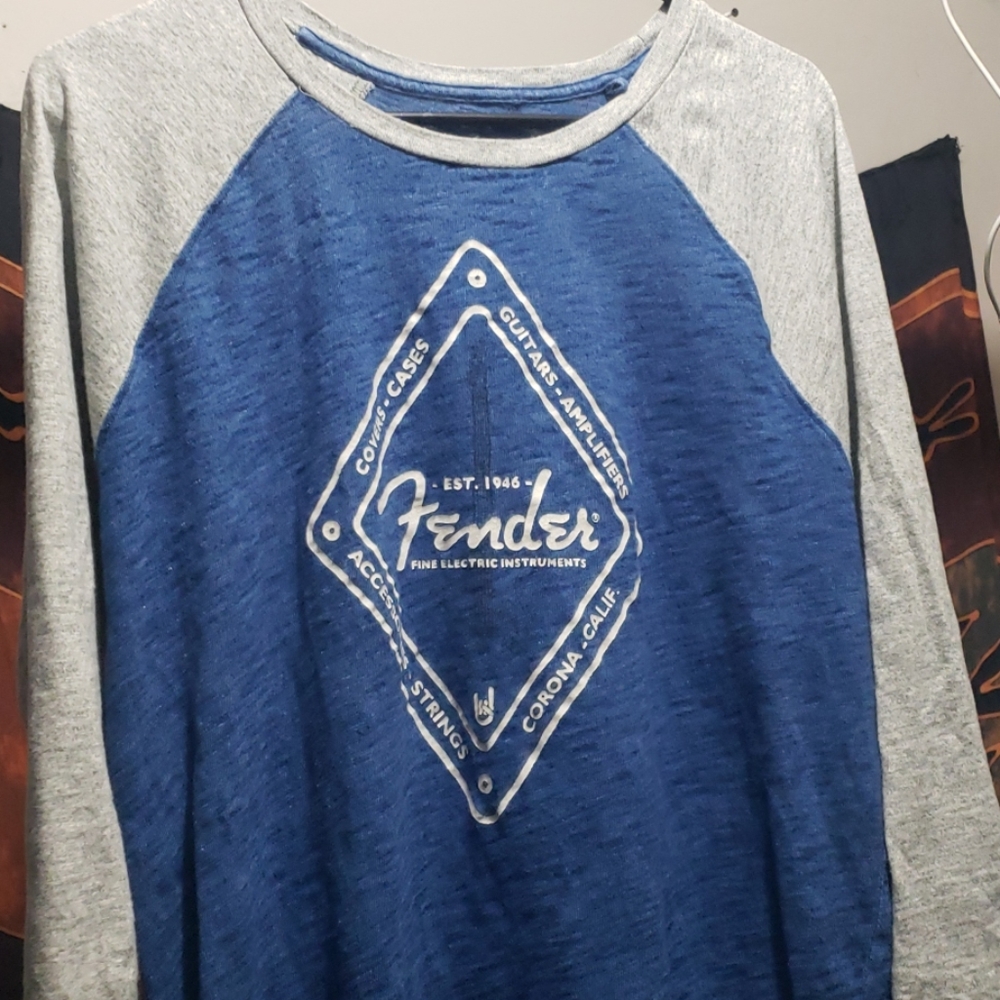 Men's baseball style Lucky / Fender shirt